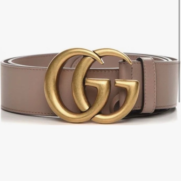 Gucci GG Marmont Belt Dusty Pink
